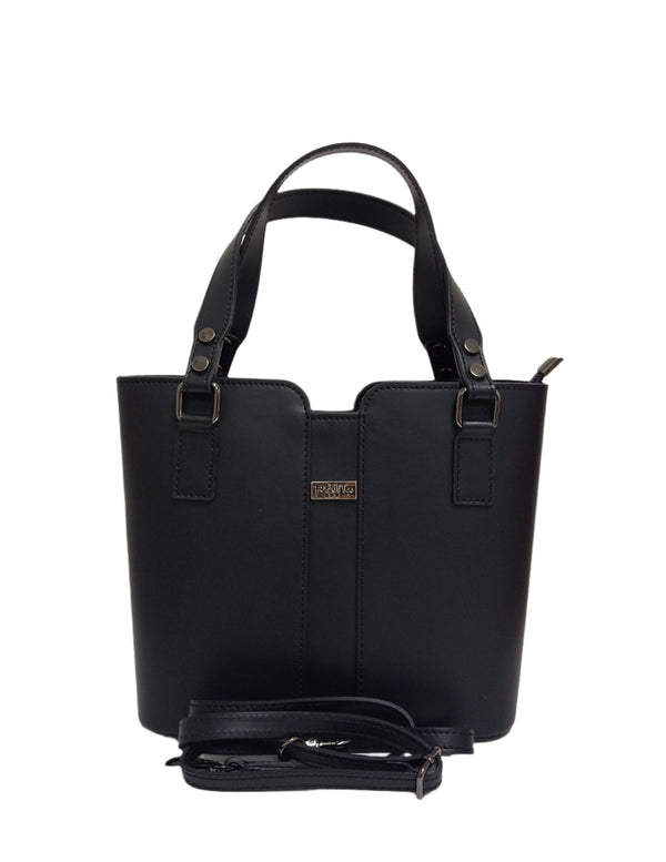 Bőrtáska, Pretta-377 Modell Fekete