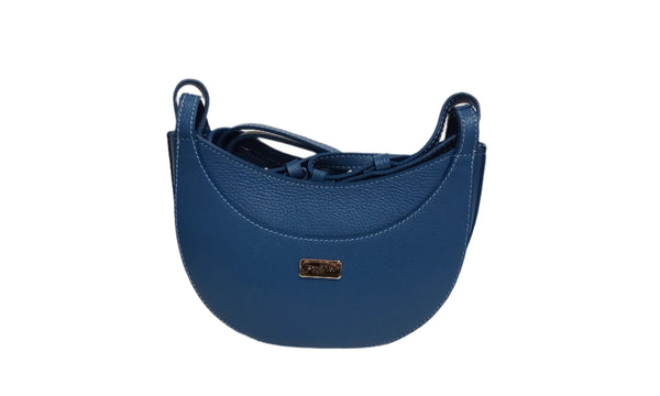 Valódi bőr postástáska, Pretta 150 – asztrálkék